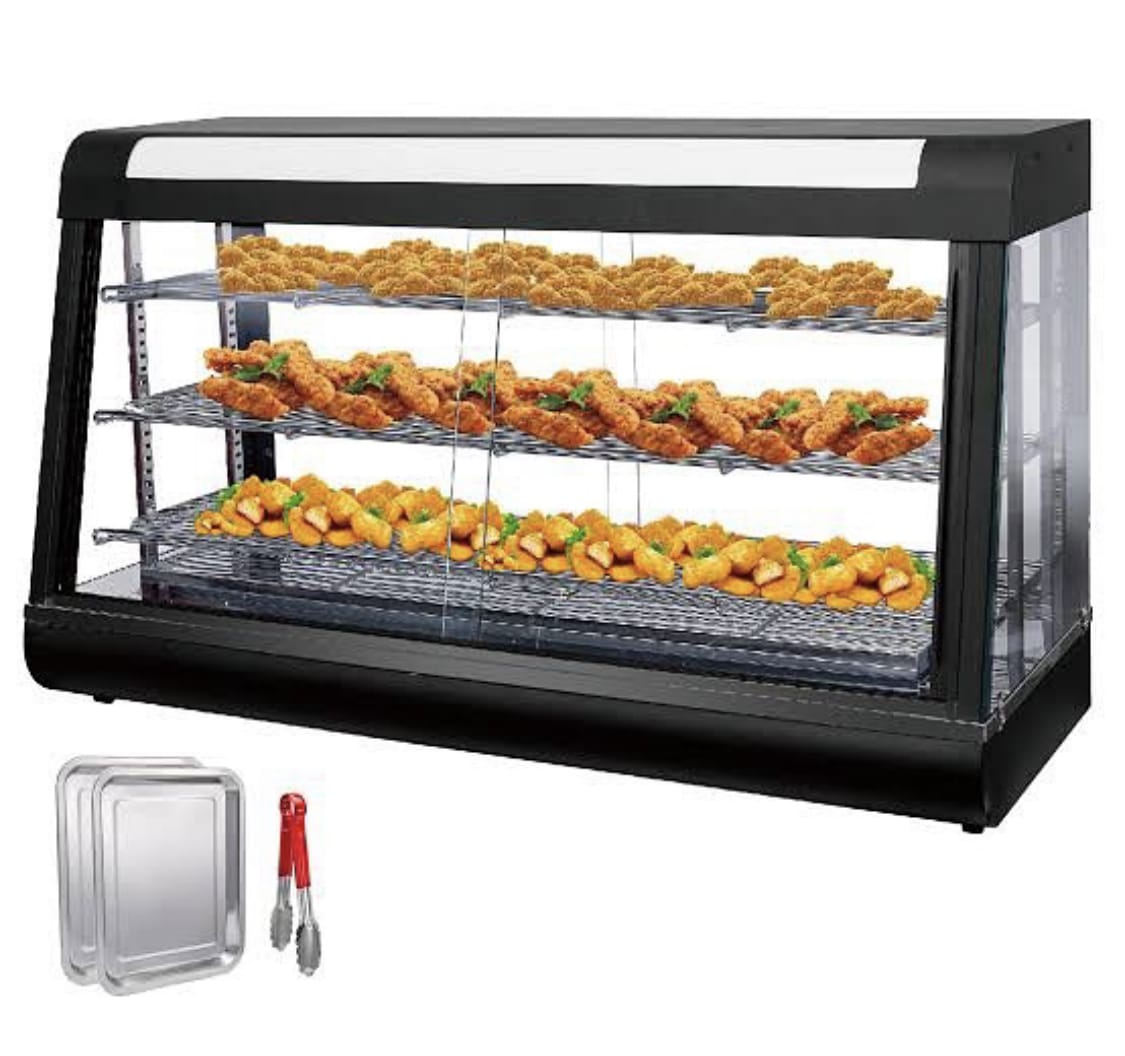 Black Snacks display warmer