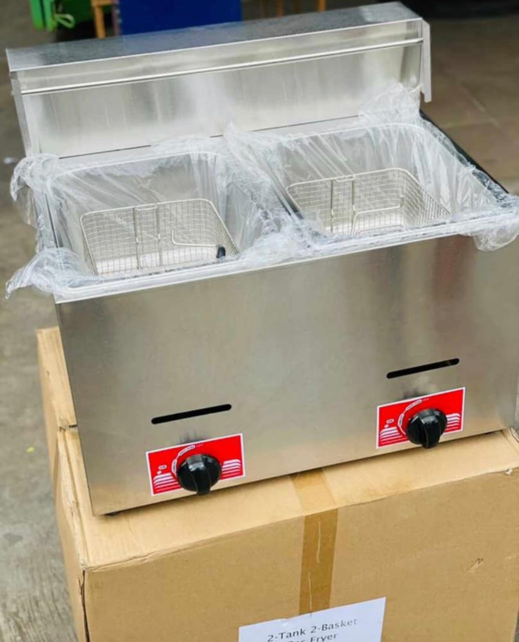 Table top fryer 10+10litres