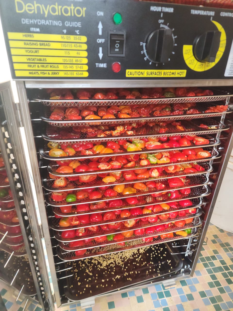 16 trays dehydrator machine